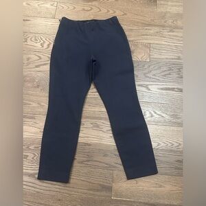 Ted Baker London Slim Fit Trousers Women’s Sz2 Navy Tailored Designer Work Pants